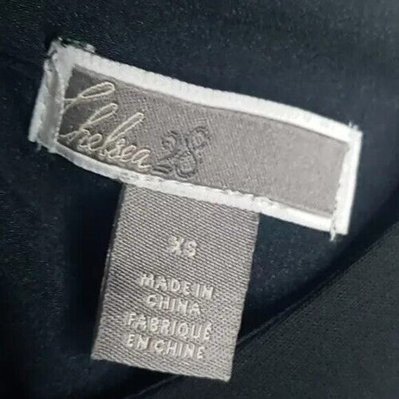 Chelsea28 Short Black Ruffled Sleeveless Cocktail Dress NWOT - XS - Picture 8 of 9